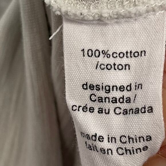 Neon Buddah Tunic Women's Large Cowl Neck Metal Button Kangaroo Pocket Grey - Picture 5 of 7